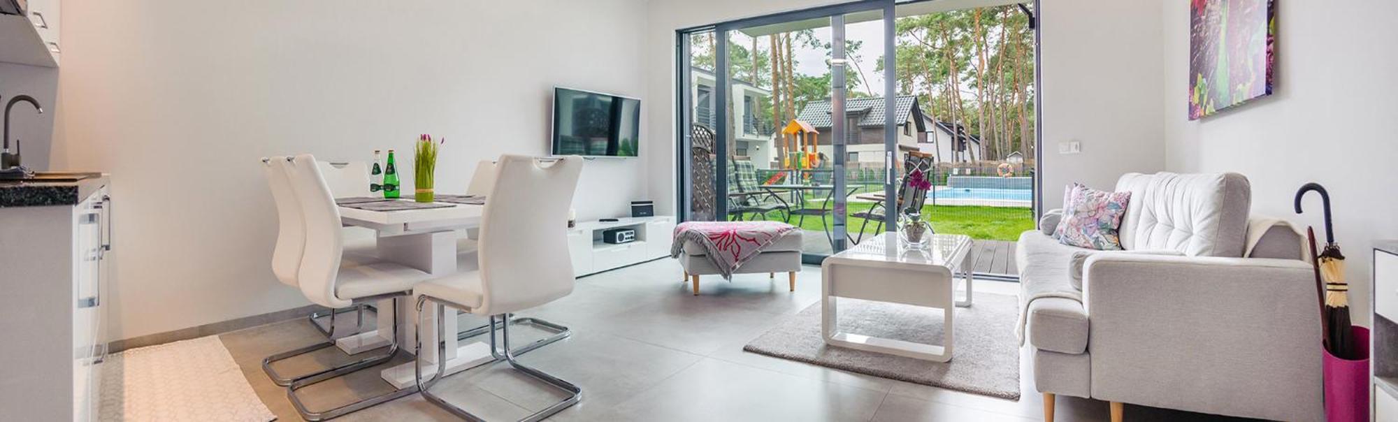 Prestige House Apartament - 2 Sypialnie Z Ogrodkiem I Basenem 포비에로보 외부 사진